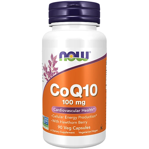 CoQ10 עם גרגירי עוזרר 100 מ"ג 90 כמוסות - מבית NOW FOODS