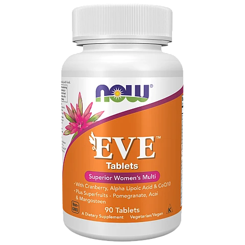 Eve מולטי ויטמין לנשים 90 טבליות - מבית NOW FOODS Eve מולטי ויטמין לנשים 90 טבליות - מבית NOW FOODS