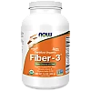 Fiber-3 אבקת סיבים אורגנית 454 גרם - מבית NOW FOODS Fiber-3 אבקת סיבים אורגנית 454 גרם - מבית NOW FOODS