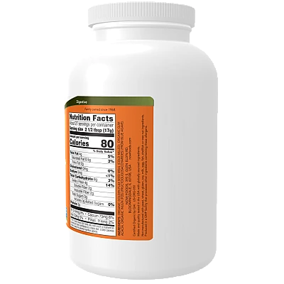 Fiber-3 אבקת סיבים אורגנית 454 גרם - מבית NOW FOODS