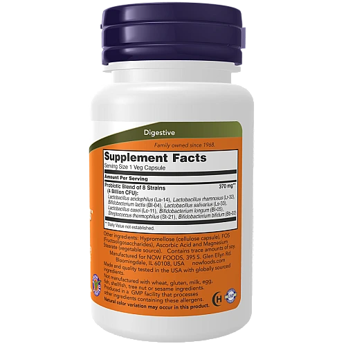 Gr8-Dophilus דופילוס פורמולה פרוביוטיקה - 60 כמוסות - מבית NOW FOODS