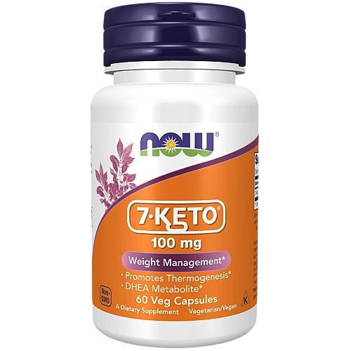 Keto-7 DHEA דיהה 7-קטו 100 מ"ג 60 כמוסות - מבית NOW FOODS