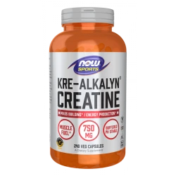 Kre-Alkalyn קרי-אלקלין קריאטין 240 כמוסות - מבית NOW FOODS
