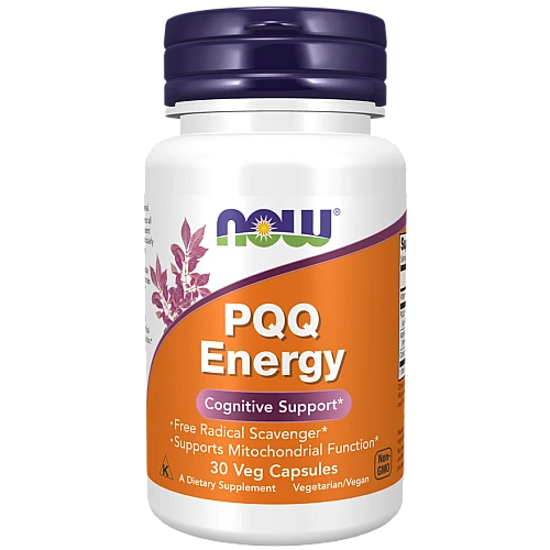 PQQ‏ אנרגיה 20 מ"ג 30 כמוסות - מבית NOW FOODS