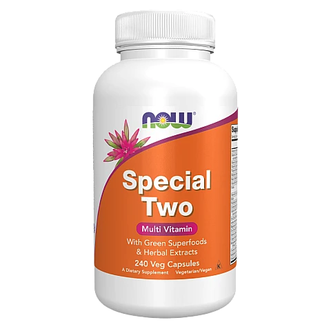 Special Two מולטי ויטמינים 240 כמוסות - מבית NOW FOODS Special Two מולטי ויטמינים 240 כמוסות - מבית NOW FOODS