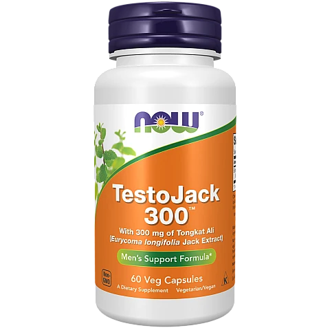 Testojack 300 טסטוג'ק לשיפור מיני גברים 300 מ"ג 60 כמוסות - מבית NOW FOODS Testojack 300 טסטוג'ק לשיפור מיני גברים 300 מ"ג 60 כמוסות - מבית NOW FOODS