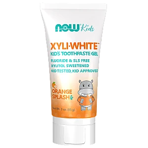 Xyli-White משחת שיניים ג'ל לילדים בטעם תפוז 85 גרם - מבית NOW FOODS