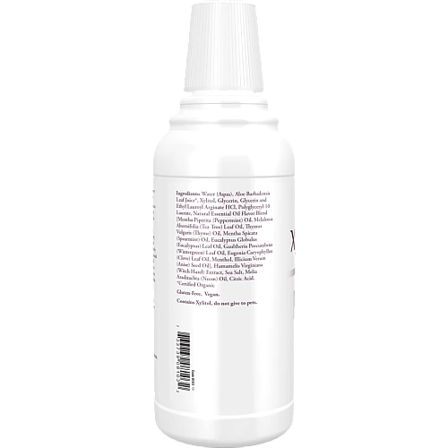 XyliWhite מי פה מלבינה צמחונית נים ועץ התה בטעם מנטה 473 מ"ל - מבית NOW FOODS