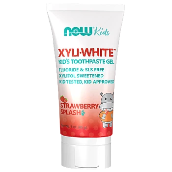 XyliWhite משחת שיניים ג'ל לילדים בטעם תות 85 גרם - מבית NOW FOODS