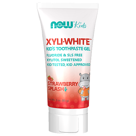 XyliWhite משחת שיניים ג'ל לילדים בטעם תות 85 גרם - מבית NOW FOODS