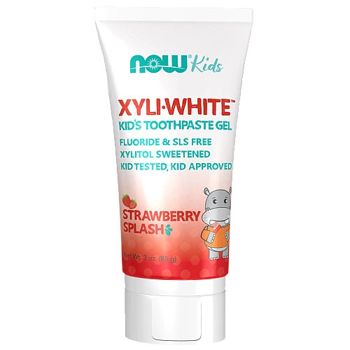 XyliWhite משחת שיניים ג'ל לילדים בטעם תות 85 גרם - מבית NOW FOODS