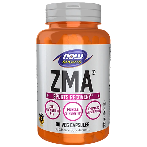 ZMA התאוששות לאחר פעילות ספורטיבית 90 כמוסות - מבית NOW FOODS ZMA התאוששות לאחר פעילות ספורטיבית 90 כמוסות - מבית NOW FOODS
