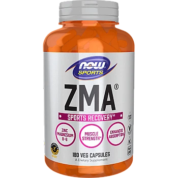 ZMA התאוששות שרירים 180 כמוסות - מבית NOW FOODS