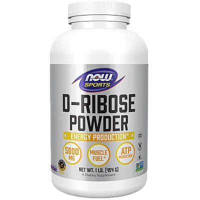 אבקת D-ריבוז 454 גרם - מבית NOW FOODS