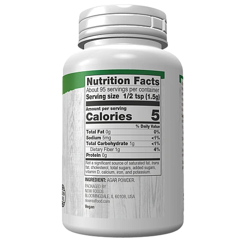 אבקת אגר 142 גרם - מבית NOW FOODS