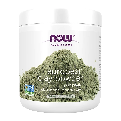 אבקת חימר ירוק אירופאי 397 גרם - מבית NOW FOODS אבקת חימר ירוק אירופאי 397 גרם - מבית NOW FOODS