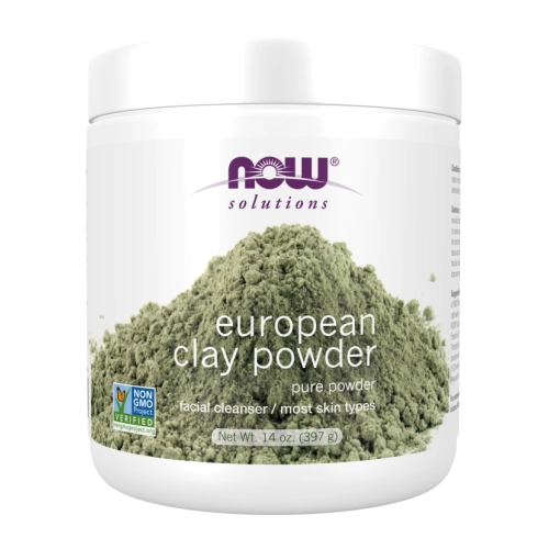 אבקת חימר ירוק אירופאי 397 גרם - מבית NOW FOODS