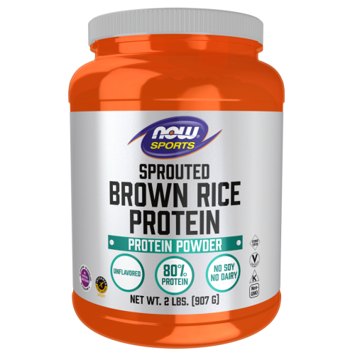 אבקת חלבון אורז חום ללא טעם 907 גרם - מבית NOW FOODS