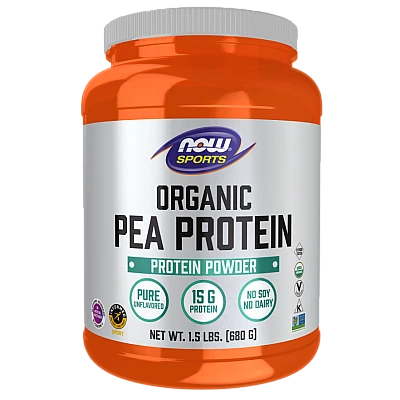 אבקת חלבון אפונה אורגנית ללא טעם 680 גרם - מבית NOW FOODS