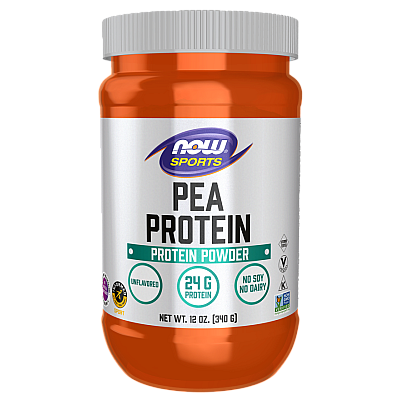 אבקת חלבון אפונה ללא טעם 340 גרם - מבית NOW FOODS