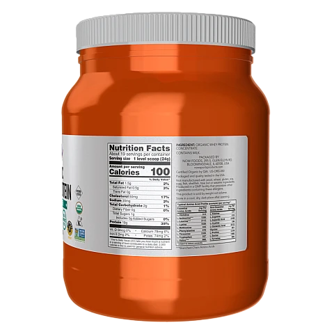 אבקת חלבון מי גבינה ללא טעם 454 גרם - מבית NOW FOODS אבקת חלבון מי גבינה ללא טעם 454 גרם - מבית NOW FOODS