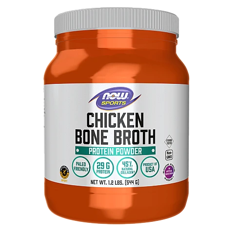 אבקת חלבון ציר עצמות עוף 544 גרם - מבית NOW FOODS אבקת חלבון ציר עצמות עוף 544 גרם - מבית NOW FOODS