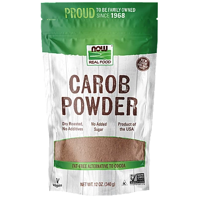 אבקת חרובים 340 גרם - מבית NOW FOODS