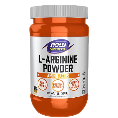 אבקת ל-ארגינין 454 גרם - מבית NOW FOODS