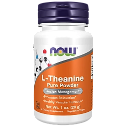 אבקת ל-תיאנין טהורה 28 גרם - מבית NOW FOODS