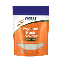 אבקת קליפות פסיליום Psyllium כמות 680 גרם - מבית NOW FOODS