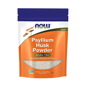 אבקת קליפות פסיליום Psyllium כמות 680 גרם - מבית NOW FOODS