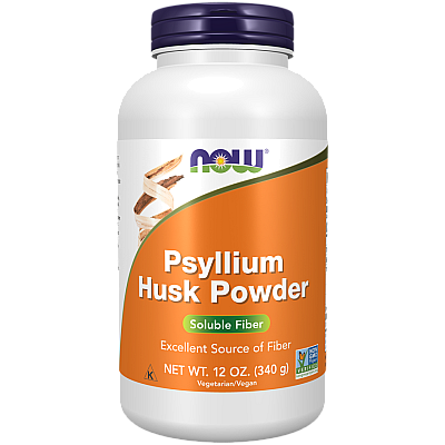 אבקת קליפת פסיליום 340 גרם - מבית NOW FOODS