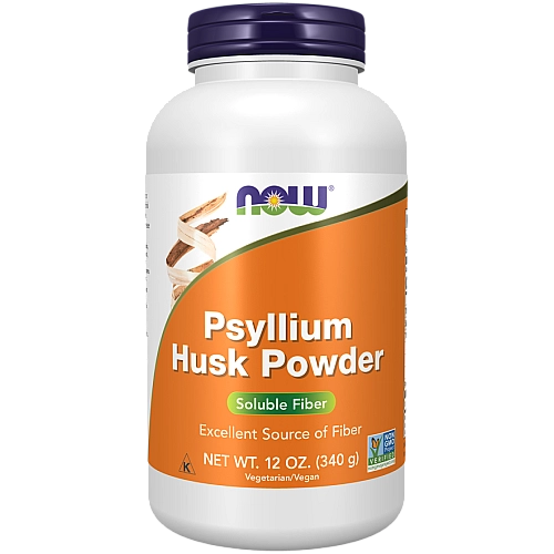 אבקת קליפת פסיליום 340 גרם - מבית NOW FOODS