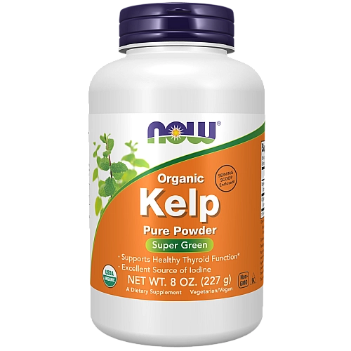 אבקת קלפ אצות ים אורגני 227 גרם - מבית NOW FOODS