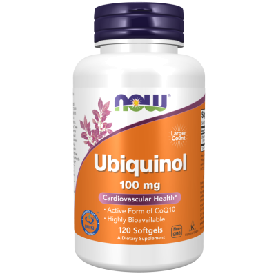 אוביקינול 100 מ"ג 120 כמוסות - מבית NOW FOODS