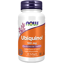 אוביקינול 100 מ"ג 60 כמוסות - מבית NOW FOODS