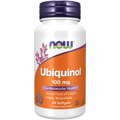 אוביקינול 100 מ"ג 60 כמוסות - מבית NOW FOODS