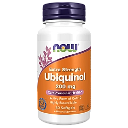 אוביקינול 200 מ"ג 60 כמוסות - מבית NOW FOODS