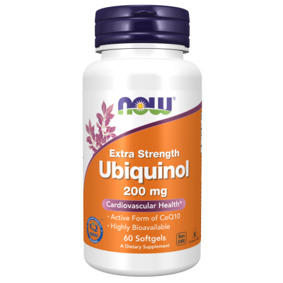 אוביקינול 200 מ"ג 60 כמוסות - מבית NOW FOODS