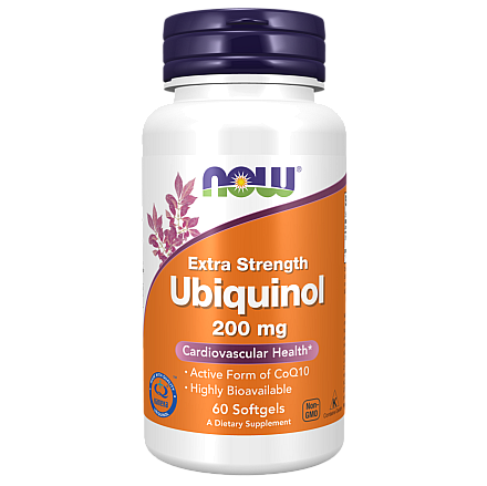 אוביקינול 200 מ"ג 60 כמוסות - מבית NOW FOODS