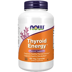 אנרגיה תירואיד 180 כמוסות - מבית NOW FOODS