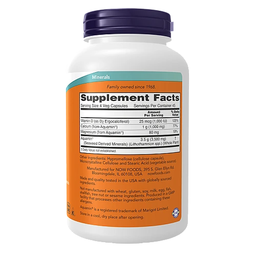 אצות מינרלים אדומות 180 כמוסות - מבית NOW FOODS