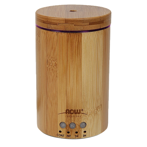 ארומתרפיה מפזר שמנים אולטרה מבמבוק אמיתי - מבית NOW FOODS