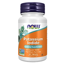 אשלגן יודי 30 מ"ג 60 טבליות - מבית NOW FOODS