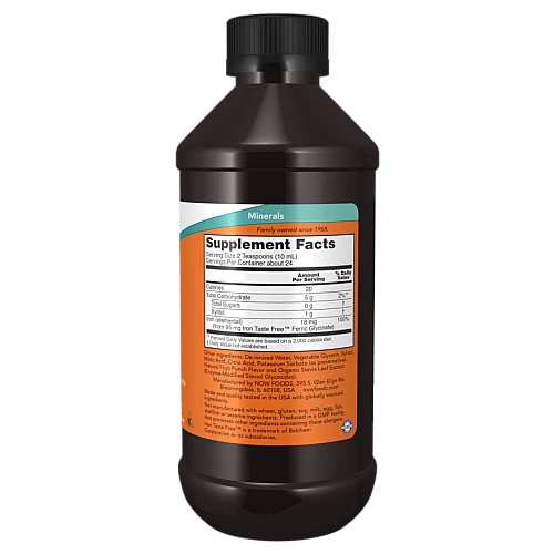 ברזל נוזלי 18 מ"ג 237 מ"ל - מבית NOW FOODS