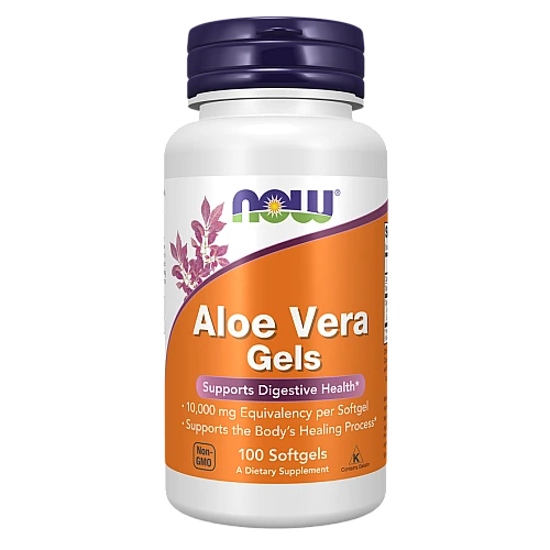 ג'ל אלוורה 100 כמוסות - מבית NOW FOODS