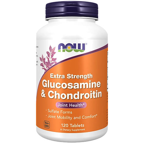 גלוקוזאמין וכונדרואטין 120 טבליות - מבית NOW FOODS