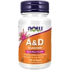 ויטמין A ו-D תכולה 100 כמוסות - מבית NOW FOODS ויטמין A ו-D תכולה 100 כמוסות - מבית NOW FOODS