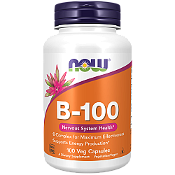 ויטמין B-100 קומפלקס 100 כמוסות - מבית NOW FOODS