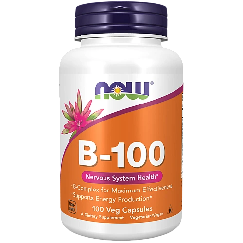 ויטמין B-100 קומפלקס 100 כמוסות - מבית NOW FOODS